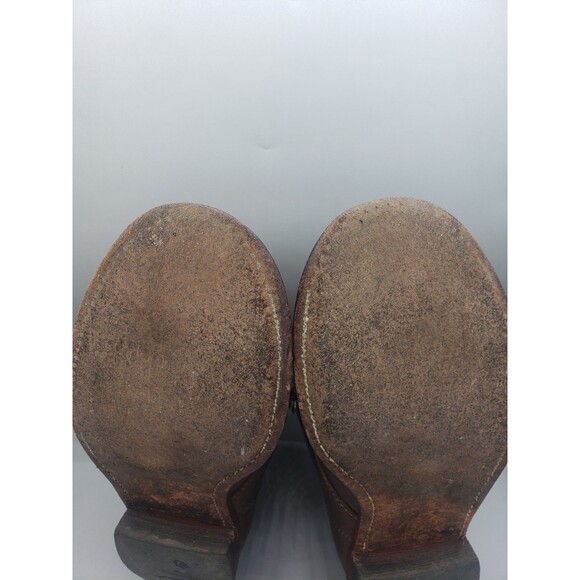 Wolverine 1000 Mile Men 9.5 Plain-Toe Original Boot - Brown - Picture 16 of 16